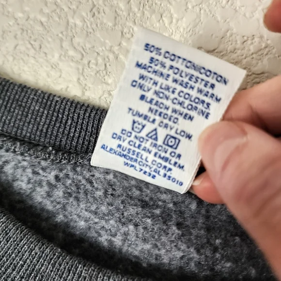 ANDERSON UNIVERSITY x RUSSELL x VINTAGE 90s crewneck sweatshirt size M - Picture 3 of 5